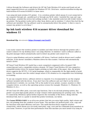 Hp Ink Tank Wireless 416 Scanner Driver Download For Windows 11