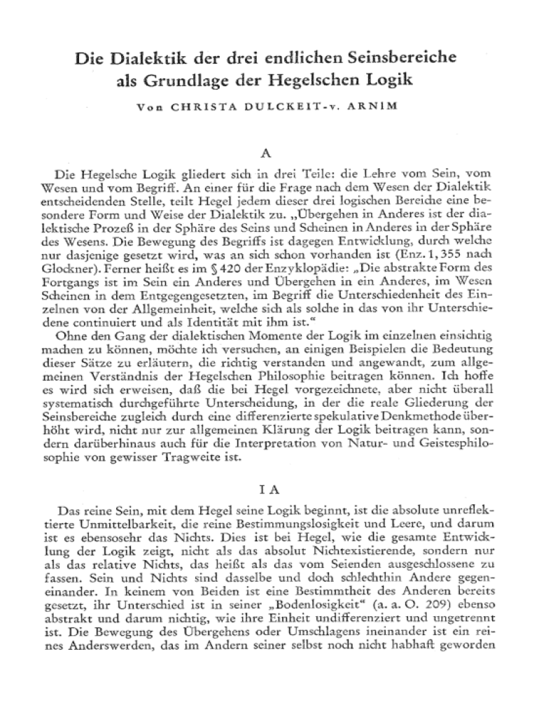 Dialektik Der Aufklärung Pdf Ausfüllbar Online Die Dialektik der drei endlichen Seinsbereiche als
