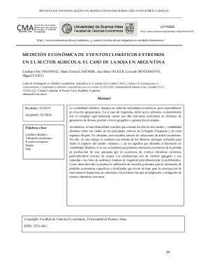 Medicin econmica de eventos climticos extremos en el ...