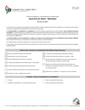 Solicitud de propiedad de vivienda Cuestionario previo a la ...