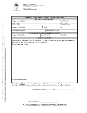 15/1999, de 13 de diciembre, de Proteccin de Datos de Carcter Personal, el Ayuntamiento de Guardamar del Segura le informa que sus datos personales