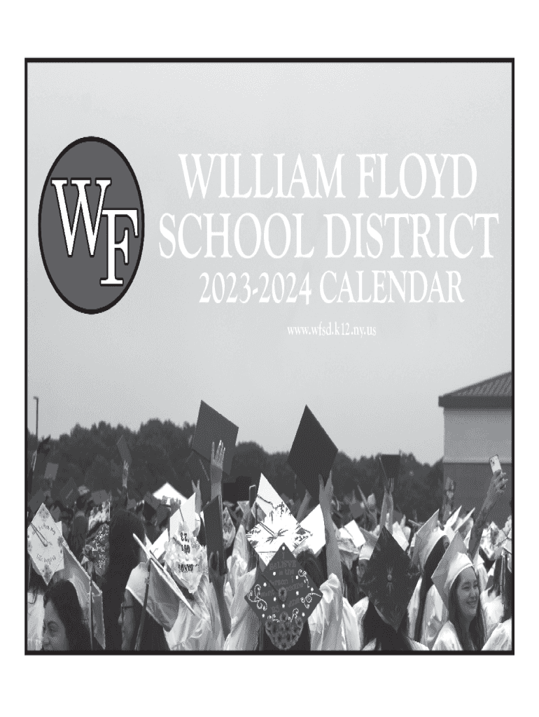 Fillable Online District Calendar for the 202324 School YearNews Post