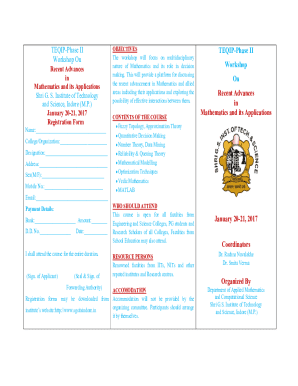 TEQIP-Phase II Workshop On