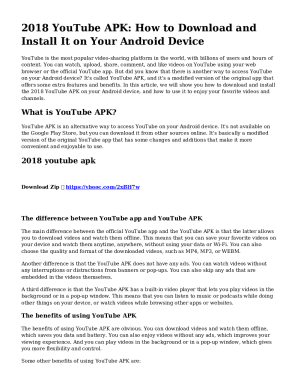 YouTube APK 19.09.37 Download For Android Mobile App