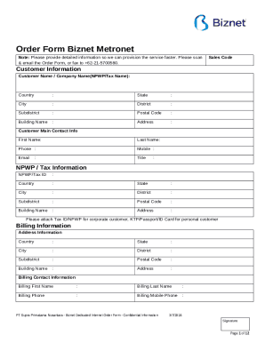 NPWP / Tax Information