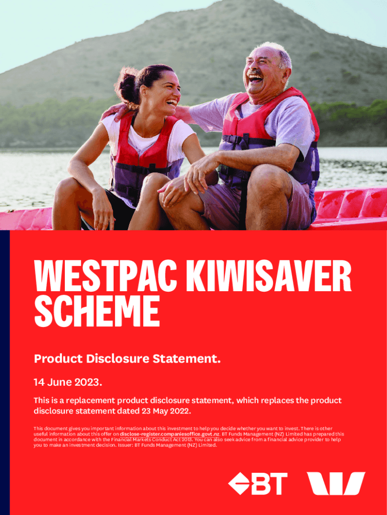 Fillable Online kiwisaverproductdisclosurestatement.pdf Fax Email