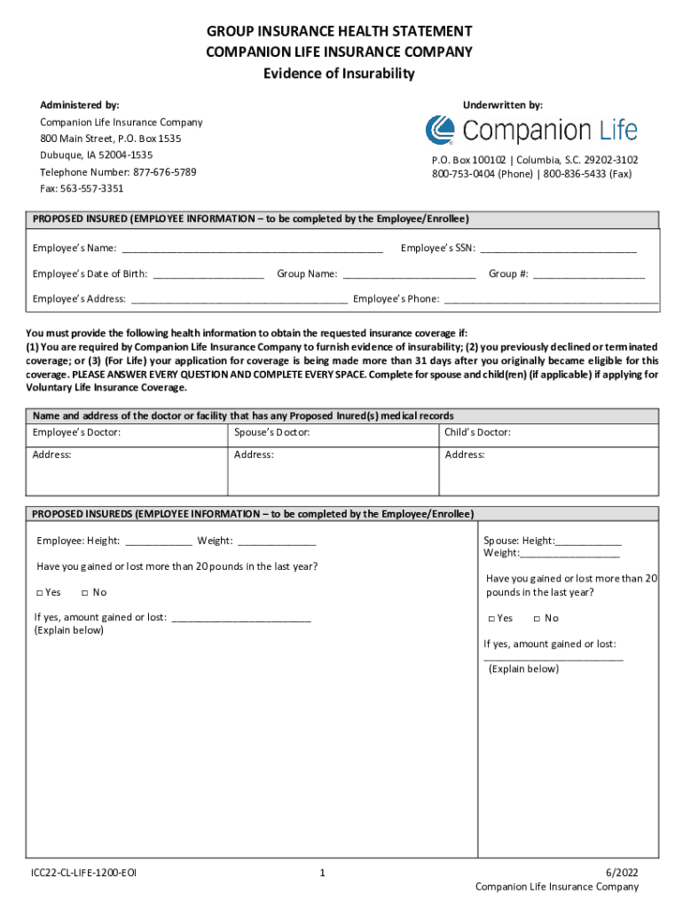 Fillable Online CERTIFICATE OF COVERAGE Clark County Indiana Fax