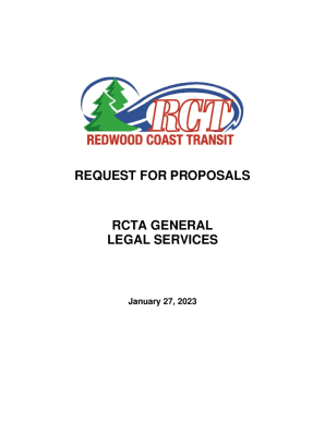 REQUEST FOR PROPOSALS RCTA GENERAL LEGAL ...
