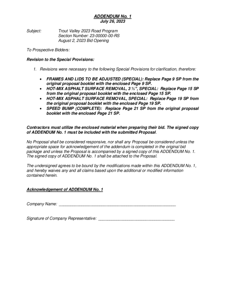 Fillable Online Bids and Tenders Caledon Fax Email Print pdfFiller