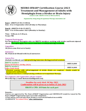 Neuro-IFRAH Instructors - Re-Certification workshop