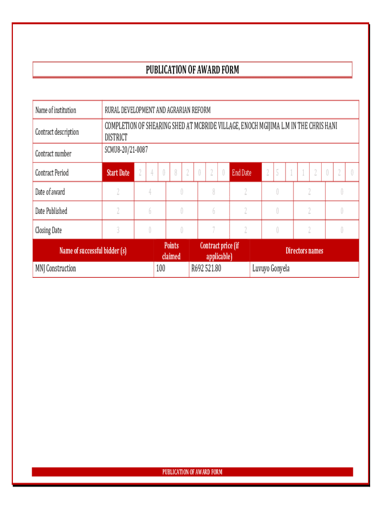 Form preview