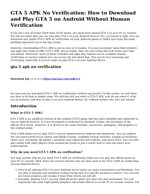 How do I download GTA 5 without human verification?