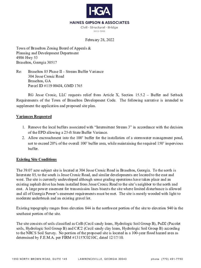 Fillable Online an ordinance of the town of braselton to amend