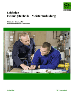 Sie wollen als Heizungstechniker die Meisterwrde erlangen