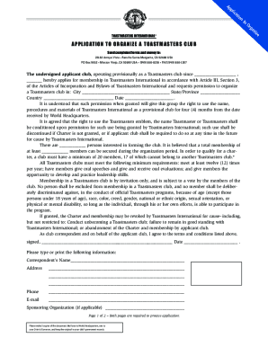 How To Build A Toastmasters ClubPDFCredit CardFee