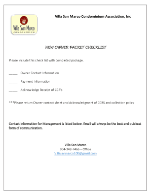 Villa San Marco Condominium Association, Inc