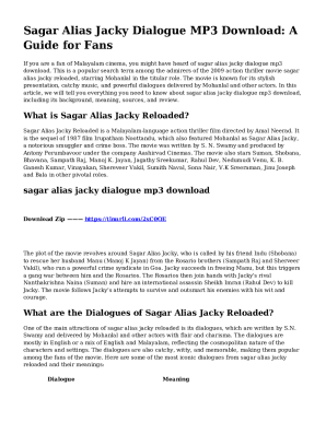 Sagar Alias Jacky Reloaded (Original Motion Picture ...