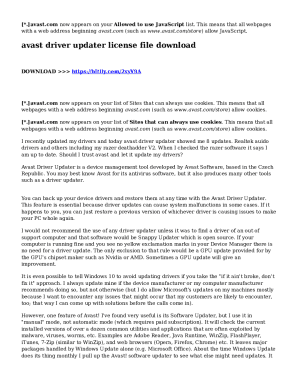 Avast Driver Updater License File Download