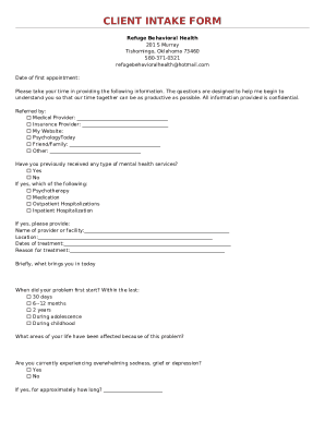 Refuge Behavioral Health, 201 S Murray St, Tishomingo, OK