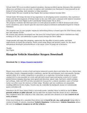 Hangsim Vehicle Simulator Keygen Downloadl