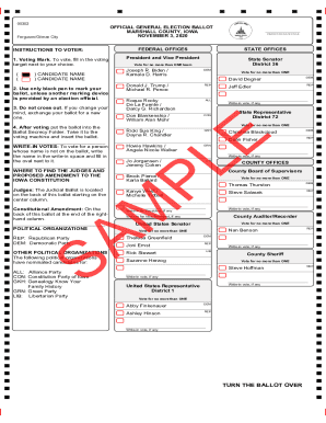 Elections - Marshall County, Iowa