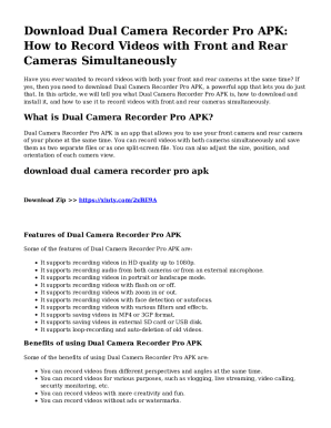 Dual Camera Front Back Camera APK for Android - Download