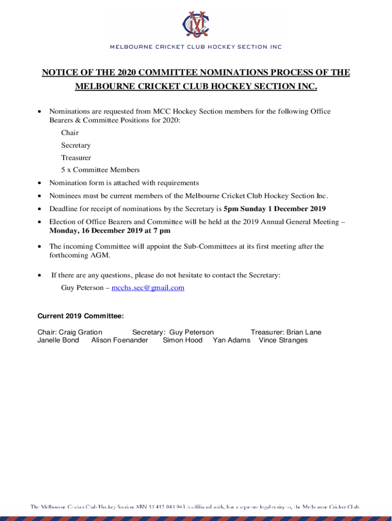 Fillable Online Mcc membership nomination form Fax Email Print fillable-online-mcc-membership-nomination-form-fax-email-print