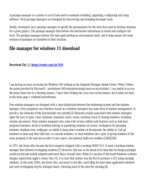 Fillable Online File Manager For Windows 11 Download Fax Email Print
