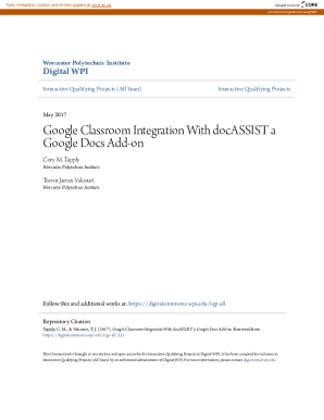 Google Classroom Integration With docASSIST a Google Docs Add-on