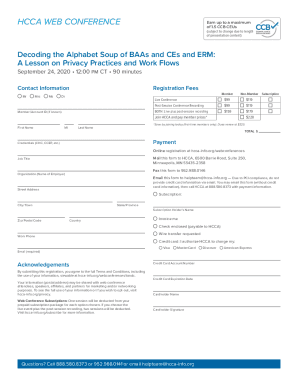 Decoding the Alphabet Soup of BAAs and CEs and ERM