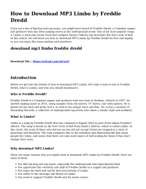 Freddie Dredd - Limbo (Sped Up) MP3 Download &amp; Lyrics