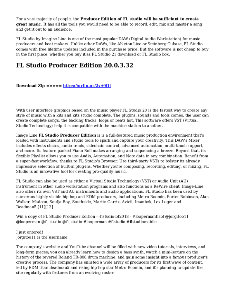 Fillable Online What computer should I get for music creation? Fax