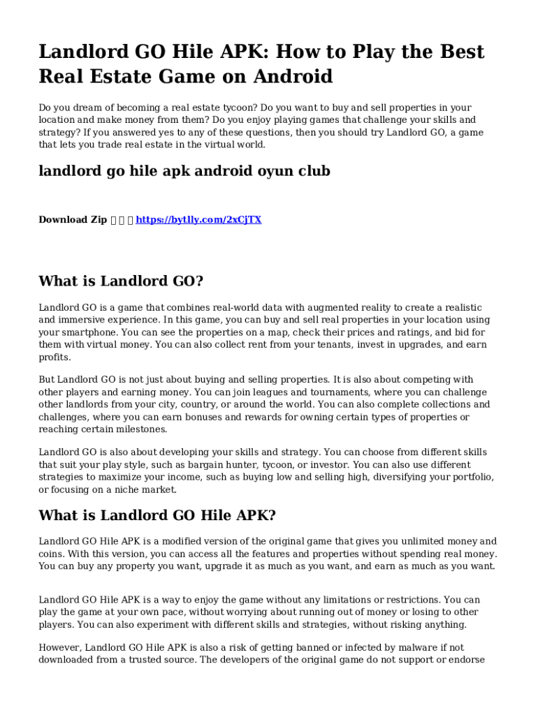 Fillable Online Landlord GO Trade Real Estate Apps on Google Play