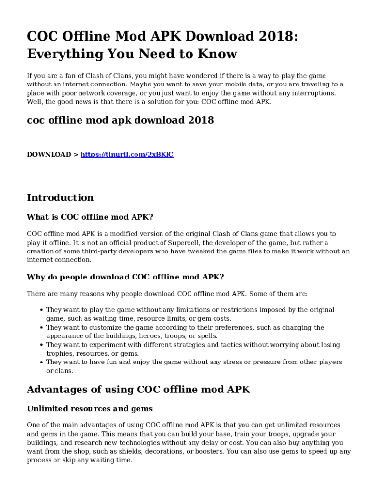 Fillable Online How does the Auto Upgrade Work in Clash of Clans