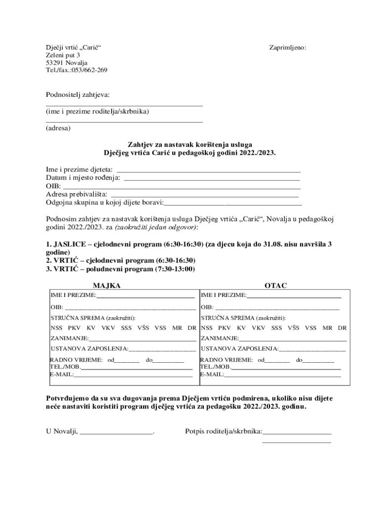 Form preview