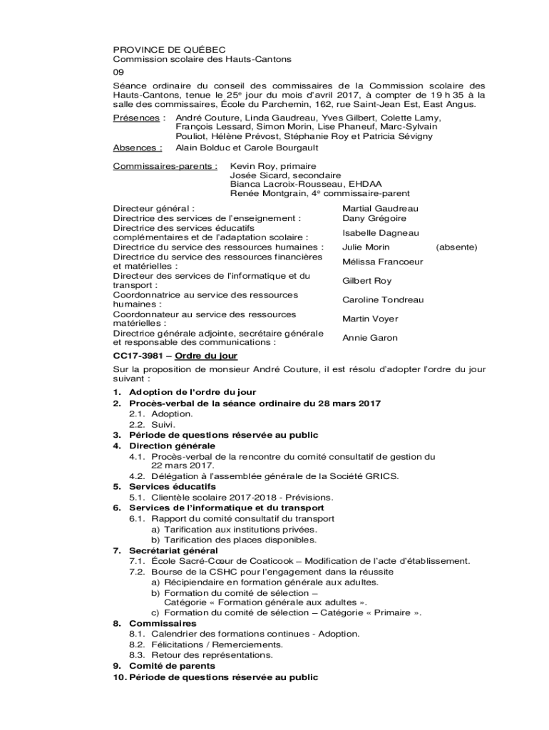 Remplissable En Ligne Commission scolaire des HautsCantons Startsida