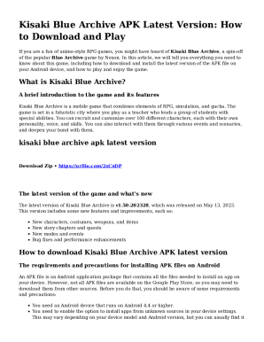 Fillable Online Kisaki Blue Archive APK Download Latest v1 53 2 for Android Fax Email Print Fillable Online Kisaki Blue Archive APK Download Latest v1 53 2 for Android Fax Email Print