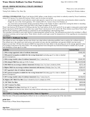 Fillable Online QUAIL CREEK MUNICIPAL UTILITY DISTRICT Fax Email Print