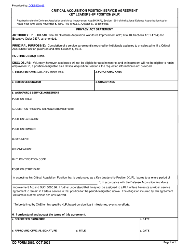 dd2889 Preview on Page 1