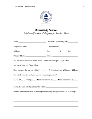 Fillable Online The CAE Academic Accommodations Application Process Fax ...