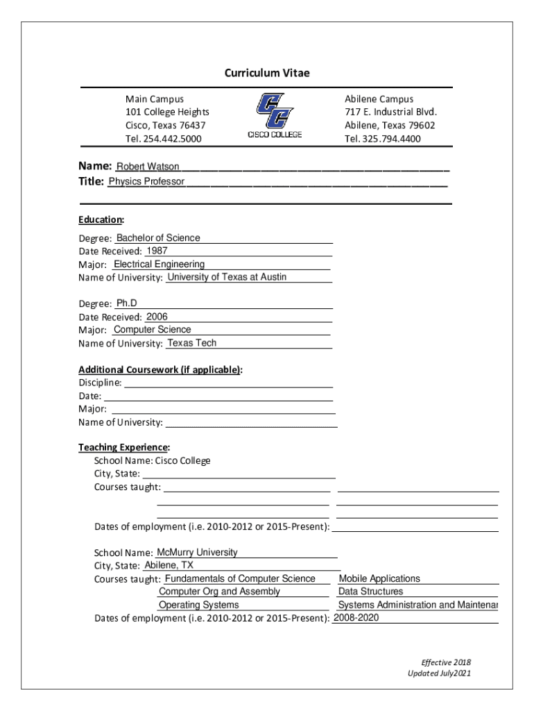Form preview