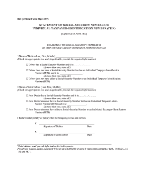 US Bankruptcy Court Voluntary Petition