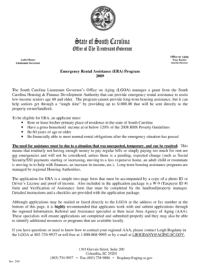 Emergency Rental Assistance Application