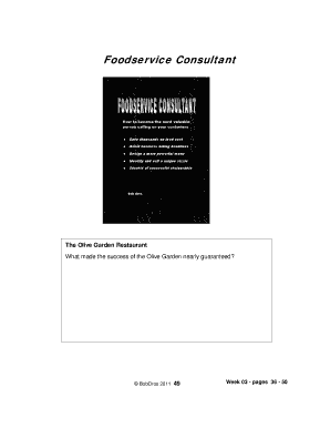 Foodservice Consultant Guide