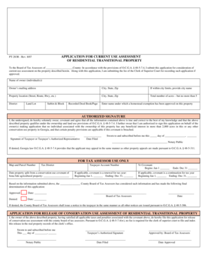 Georgia Current Use Assessment Application