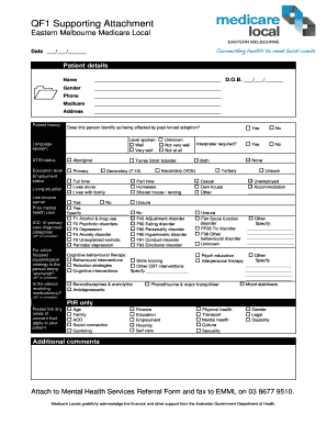 Patient History Form