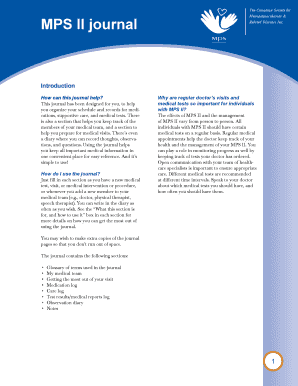 MPS II Medical Journal