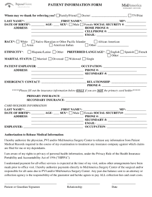 Patient Registration Form