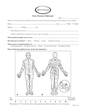 New Patient History Form