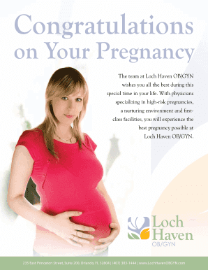 Fillable Online on Your Pregnancy Fax Email Print - pdfFiller